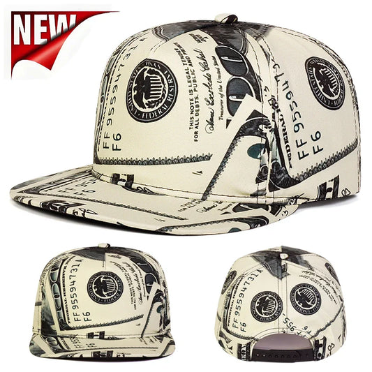 New Fashion Dollar Printing Baseball Cap
