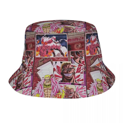 One Piece Straw Hat Luffy Skull Logo Bucket Hat