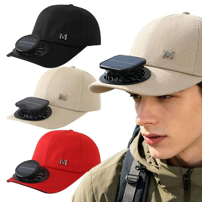 Fashion With Solar Powered Fan Baseball Cap