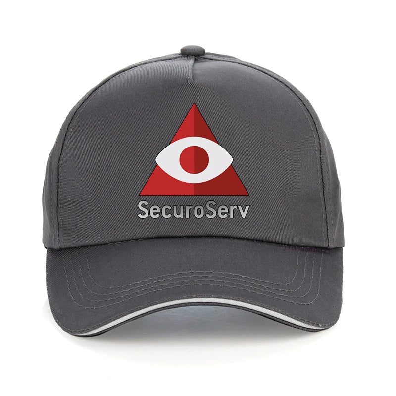 Nach Shop Securoserv Logo Minimalist Videogames Hat Baseball Cap