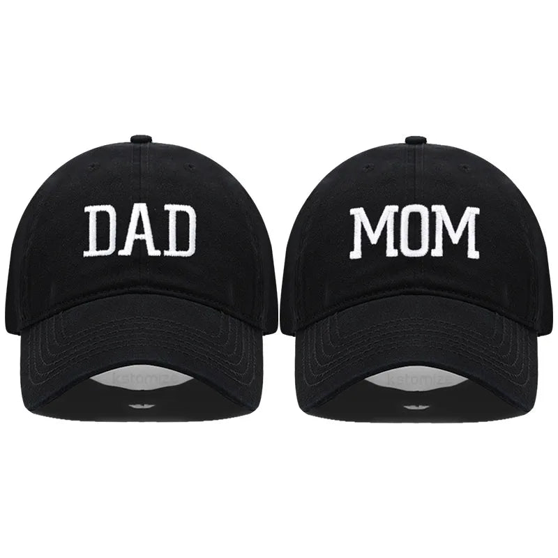 DAD MOM Embroidery Baseball Cap Fashion Women Men
