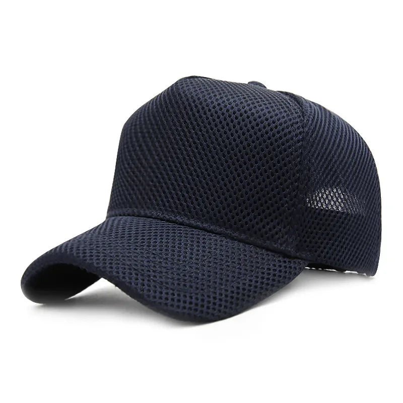Big Head Plus Size Summer Mesh Baseball Cap