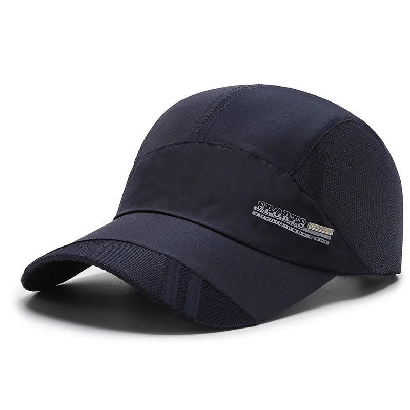 Summer Thin Men's Hat Sweat-absorbing Net Hat Fishing Hat Baseball Cap