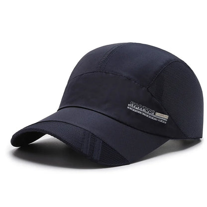 Summer Thin Men's Hat Sweat-absorbing Net Hat Fishing Hat Baseball Cap