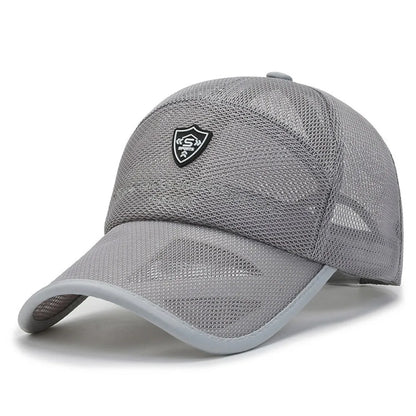 Full Mesh Sun Protection Caps Quick Dry Breathable Summer Baseball Cap