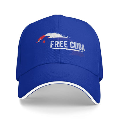 Spring Free Cuba Cuban Flag Free Cuba Viva Cuba Libre Baseball Cap