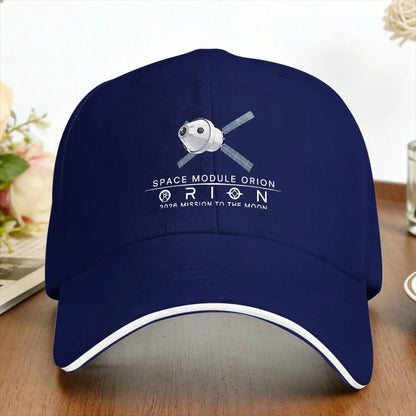 Artemis Orion Space Module 2026 Mission to the Moon Art Baseball Cap