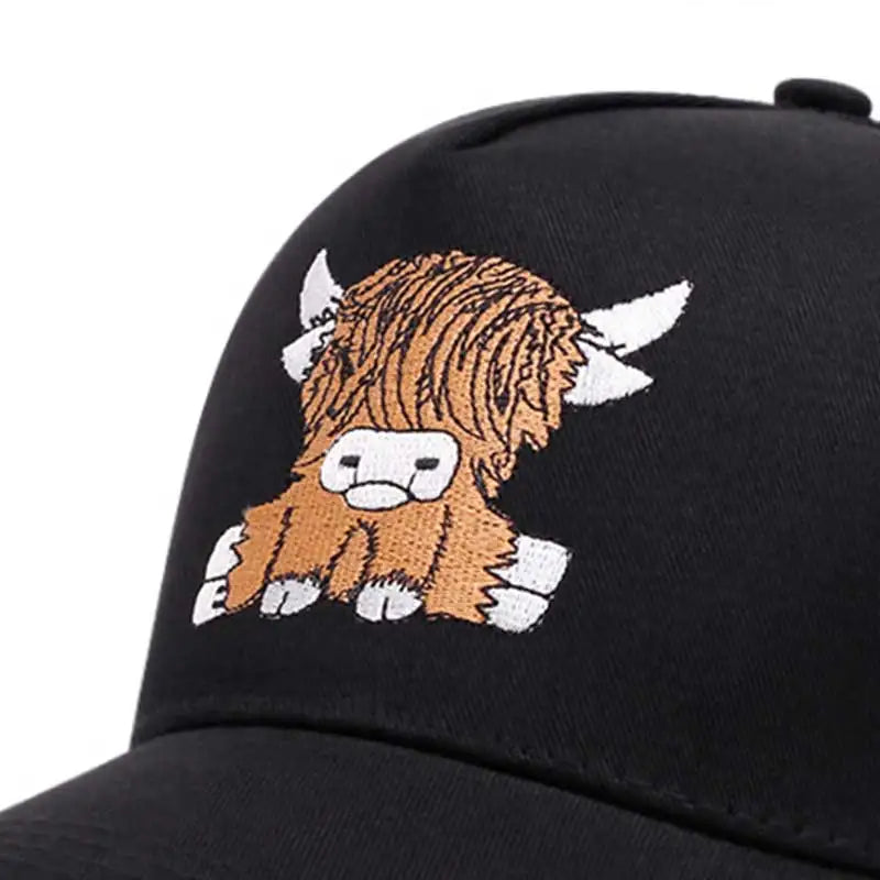 Cute Yak 3D Printing Women Men Outdoors Baseball Cap