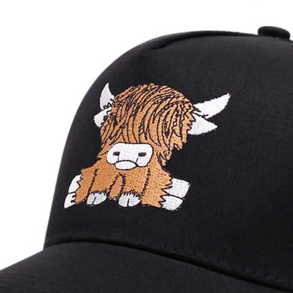 Cute Yak 3D Printing Women Men Outdoors Baseball Cap