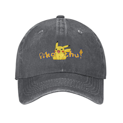 Pokemon Cap Pikachu Casual Baseball Cap