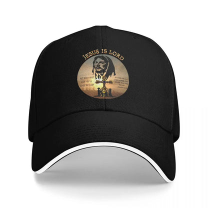 Baseball Caps Jesus Is Lord Bible Verse Awesome Graphic