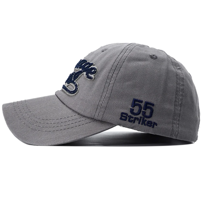 Letter Embroidered Cotton Baseball Cap