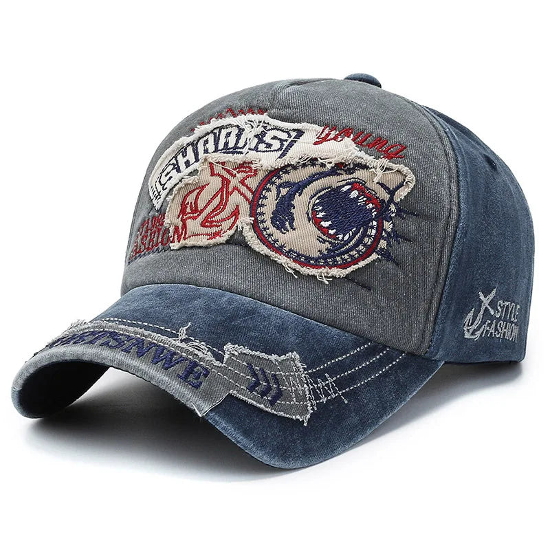 Vintage Shark Baseball Cap