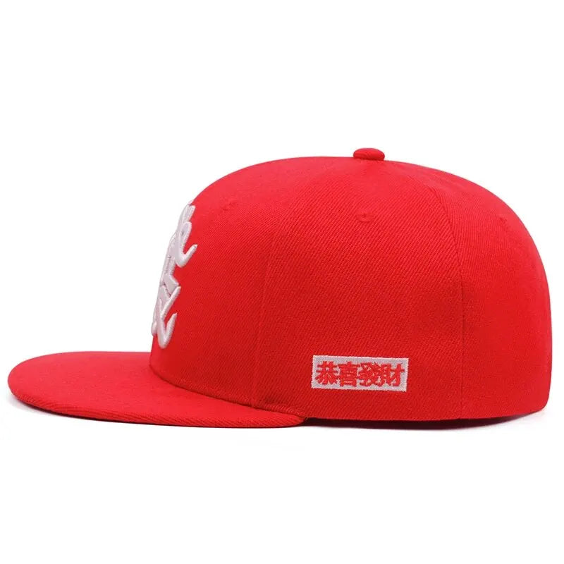 Fashion Embroidery Baseball Cap For Men Women Summer Outdoor Breathable Snapback Hat