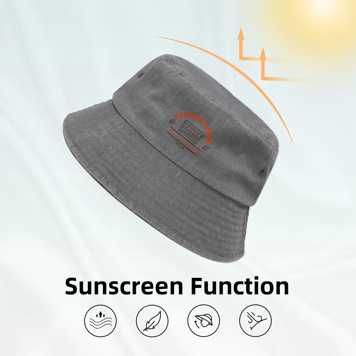 Trendy Naruto Ichiraku Ramen Bucket Hats