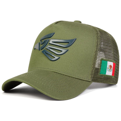 Unisex Mexican Eagle Label Baseball Caps