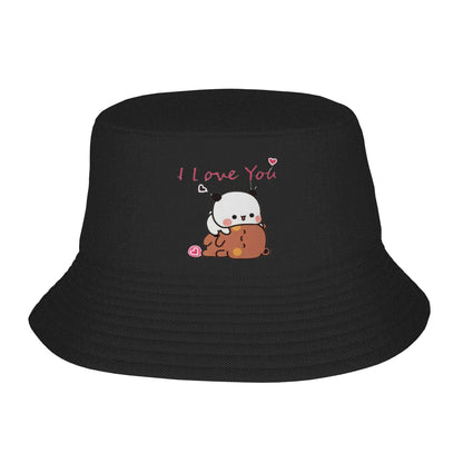Bucket Hat Cute Happy Bubu Face
