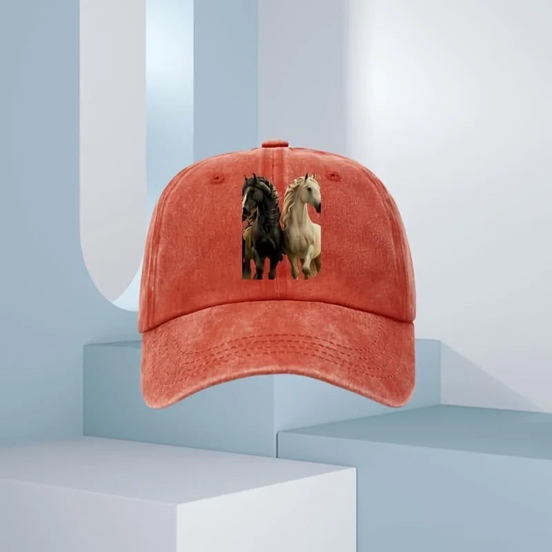 Men's 3D Horse Print Baseball Cap