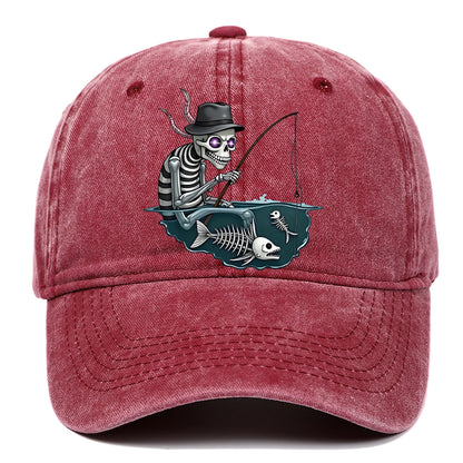 Personalized Skull Print Baseball Cap For Men And Women, Halloween Party Decoration Hat