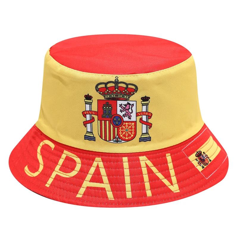 Countries Flag Bucket Hats Fashion Packable Patriotic Sun Cap