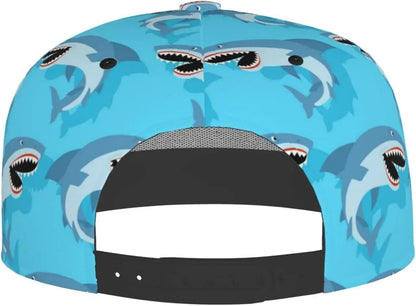 Funny Sharks Baseball Cap Outdoor Ocean Shark Snapback Baseball Hat For Men Women