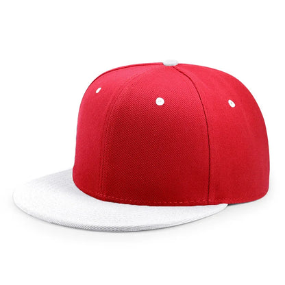 Wholesale 40 Colors Flat Peak Snapback Caps Lady Fashion