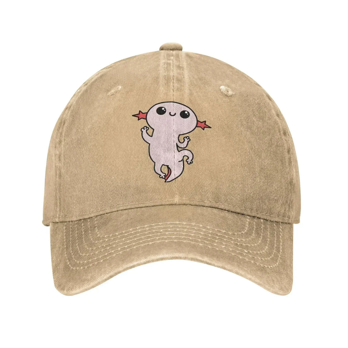 Vintage Cartoon Axolotl Baseball Caps