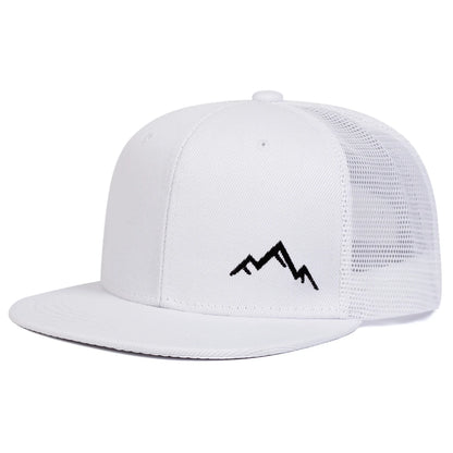 Unisex Mountain Embroidery Hip-Hop Hats Snapback Caps Baseball Caps