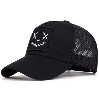 Unisex Personality Embroidery Baseball Net Caps