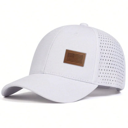Unisex American Flag Label Baseball Net