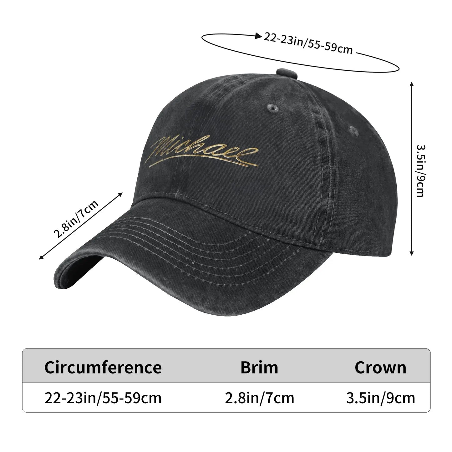 Retro Michaels Jacksons MJ Baseball Caps