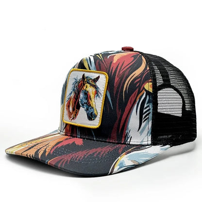 Luxury Brand Men Mesh Snapback Cap Outdoor Sport