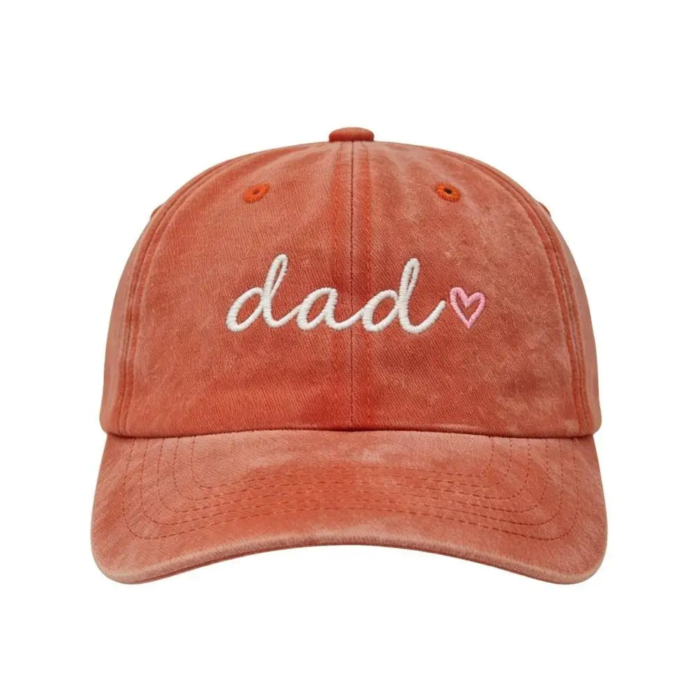 Washed Cotton Dad Mama Mini Love Caps Baseball Cap
