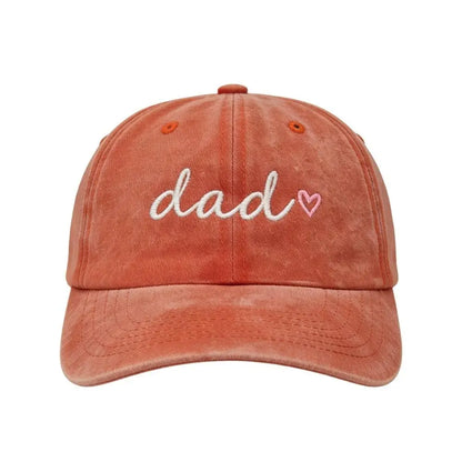 Washed Cotton Dad Mama Mini Love Caps Baseball Cap