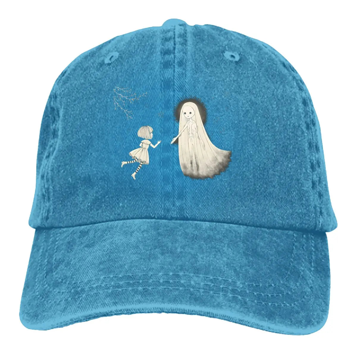 Fran Bow A Valokas Fran Bow Game Multicolor Hat Peaked Baseball Hat