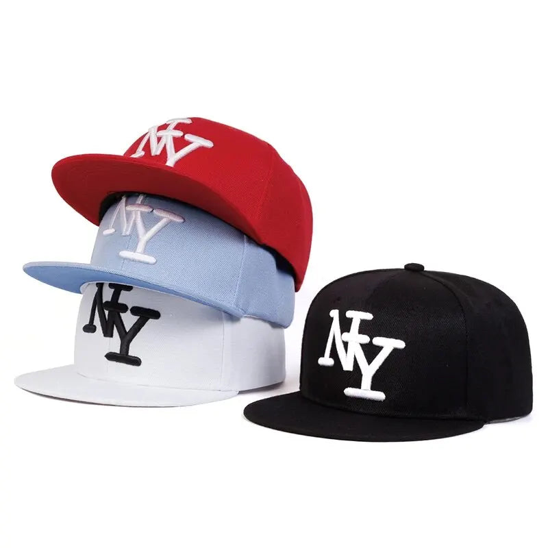 Unisex Letter Embroidery Hip-hop Hats Snapback Cap Baseball Caps Sunscreen Hat