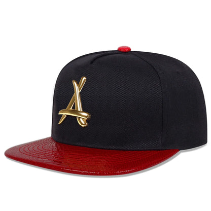 Unisex Personality A Letter Label Hip-hop Hats Baseball Caps Sunscreen Hat Snapback Caps