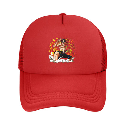Zoro One-Pieces Flag Mesh Baseball Caps