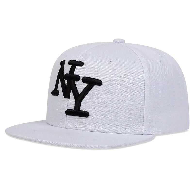 Unisex Letter Embroidery Hip-hop Hats Snapback Cap Baseball Caps Sunscreen Hat