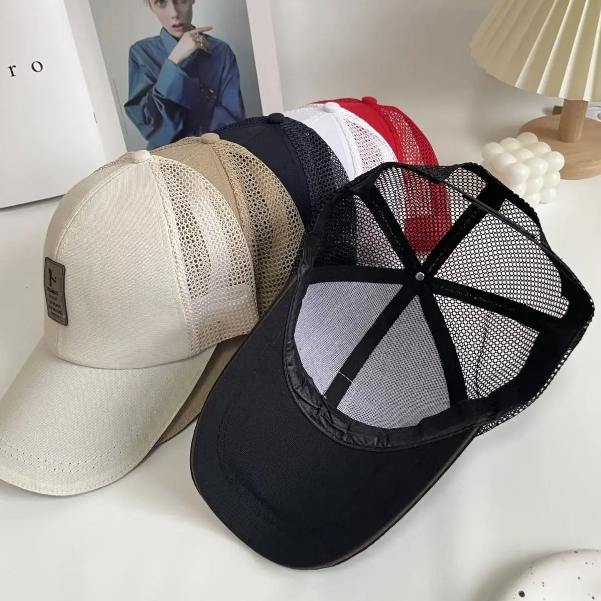 Breathable Mesh Quick Drying Baseball Cap Sunscreen Sun Hat Women Men