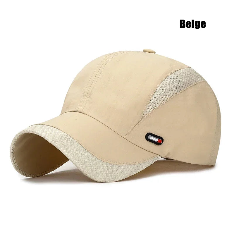 Summer Breathable Mesh Quick-Drying Hat Outdoor Sports Hat Sun Hat Baseball Caps