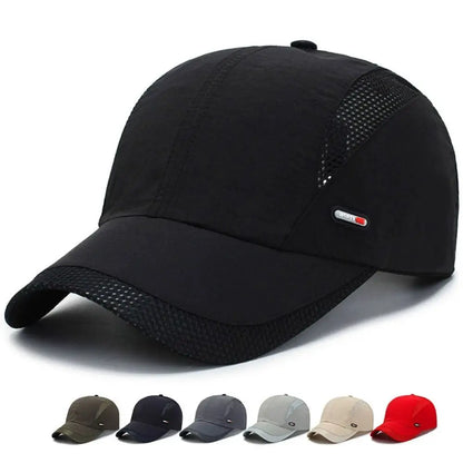 Baseball Cap Moisture-Wicking Unisex Quick-Dry Hat Sun Hat