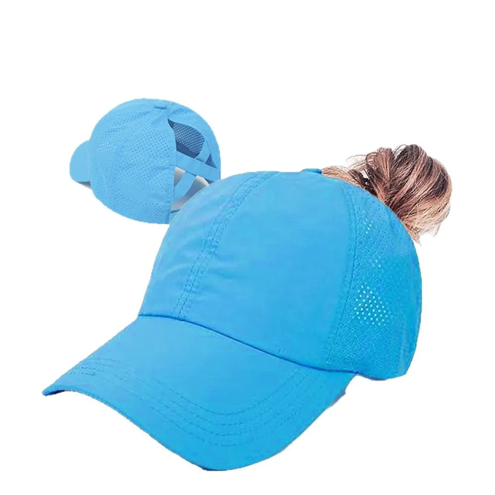 Baseball Cap European And American Outdoor Sports Ponytail Baseball Cap