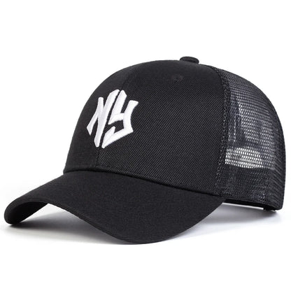 Unisex NG Letter Embroidery Baseball Net Caps