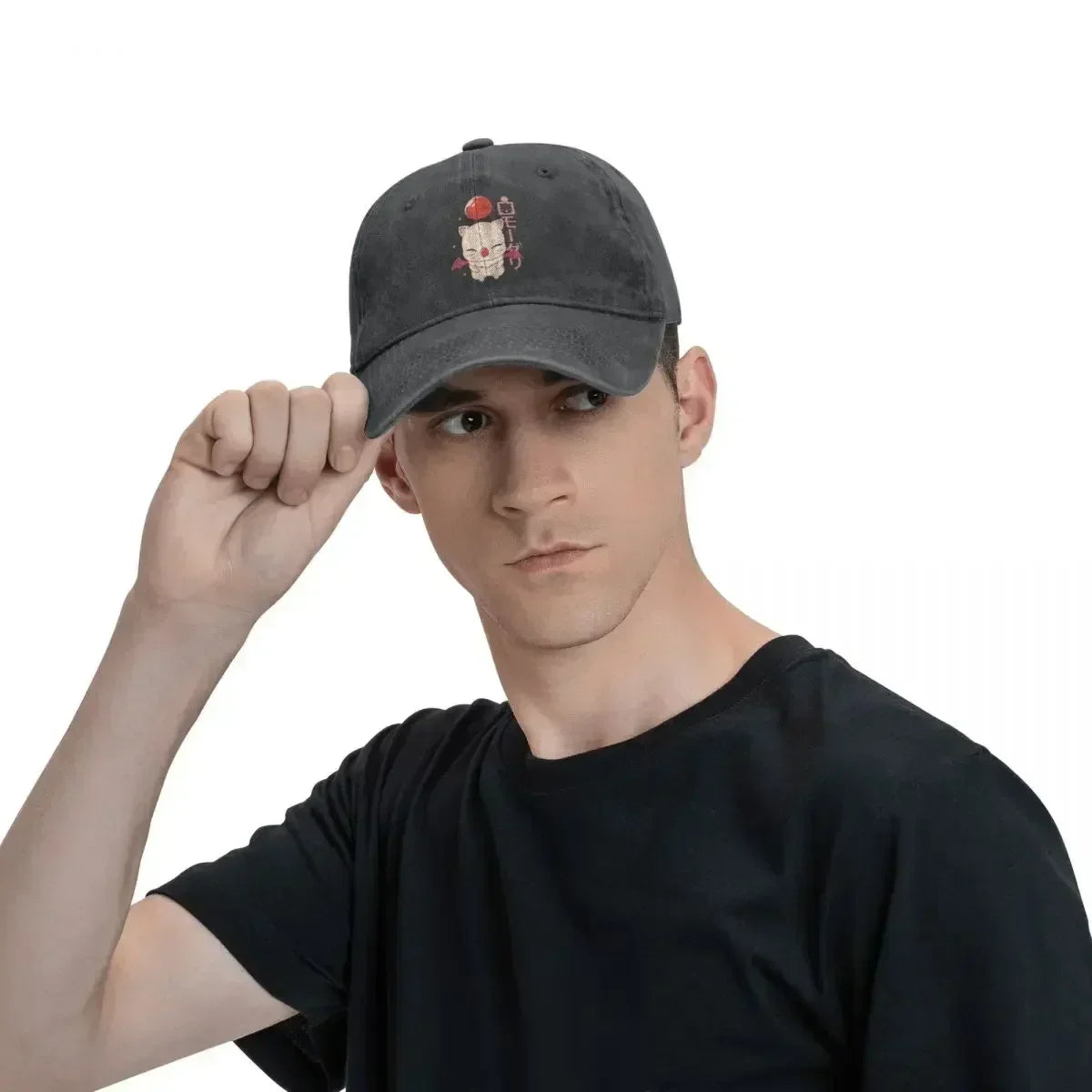 Moogle Kupo Baseball Cap Final Fantasy Cid Game Caps