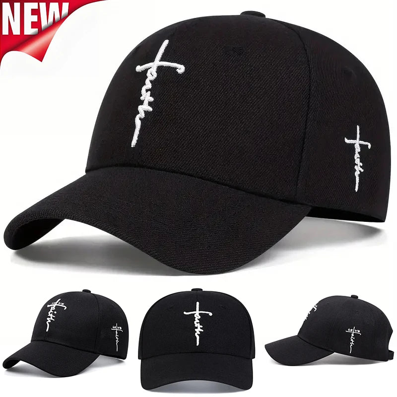 Fashion LOVE Cross Embroidered Baseball Hat Unisex Personality Hat Hip Hop Hat
