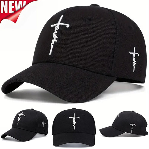 Fashion LOVE Cross Embroidered Baseball Hat Unisex Personality Hat Hip Hop Hat