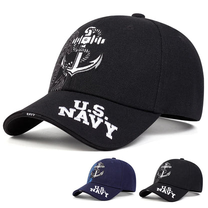 Unisex Anchor Embroidery Baseball Caps Sunscreen Hat