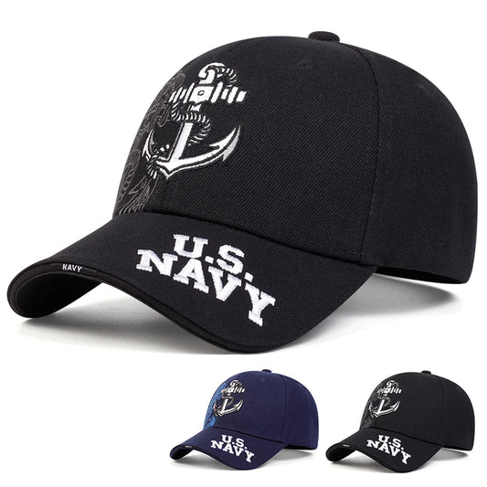Unisex Anchor Embroidery Baseball Caps Sunscreen Hat