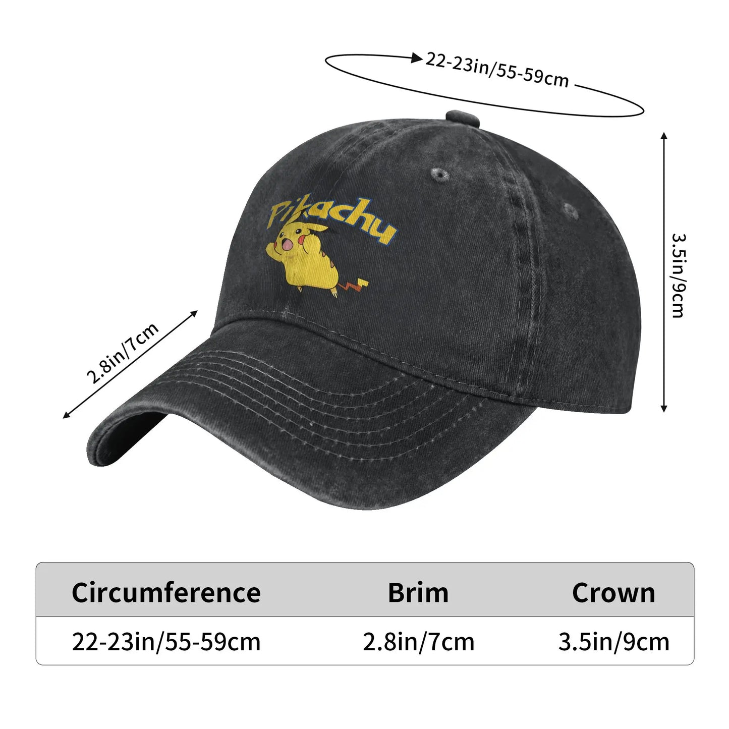 Pokemon Cap Pikachu Fashion Baseball Cap